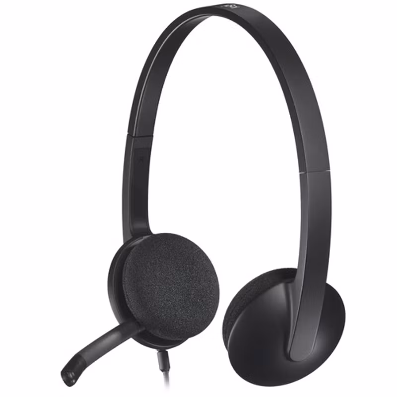 Logitech stereohörlur H340 (svart)