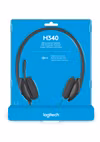 Logitech stereohörlur H340 (svart)