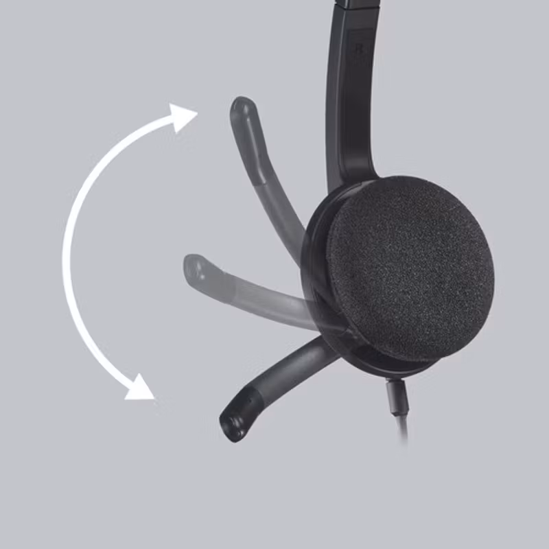 Logitech stereohörlur H340 (svart)
