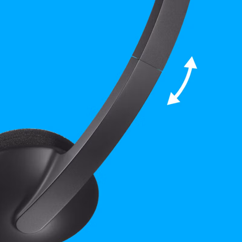 Logitech stereohörlur H340 (svart)
