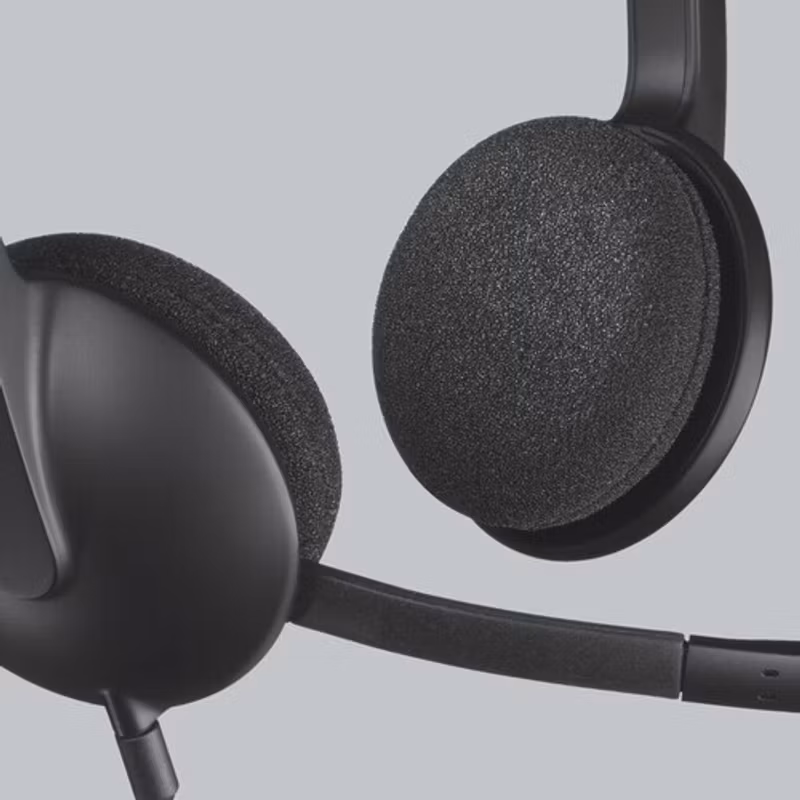 Logitech stereohörlur H340 (svart)