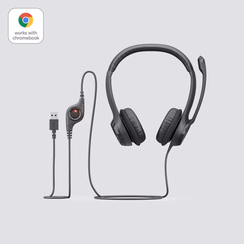 LogitechSB headset H390 svart