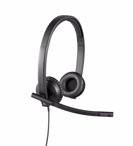 Logitech H570e Stereo Headset black