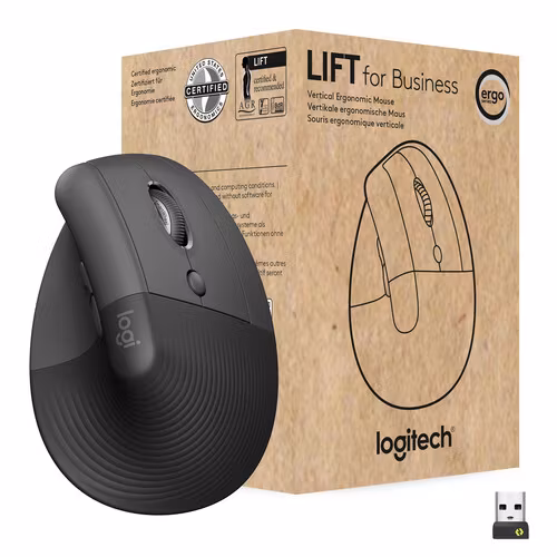 Logitech Lift for Business mus Grafit
