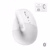 Logitech Lift for Mac Vertikal Ergonomisk mus benvit
