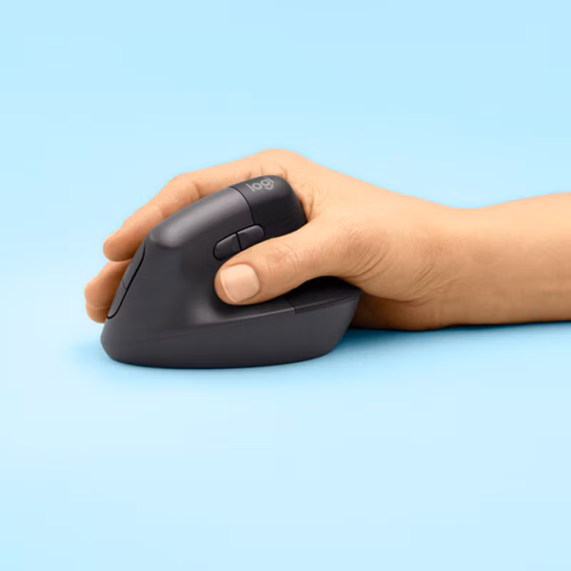 Logitech Lift mus (grafit/svart, högerhänt, Logi Bolt, Bluetooth, Windows/macOS/iPadOS)