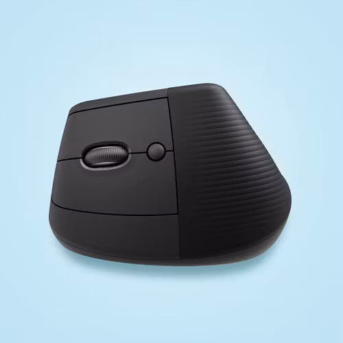 Logitech Lift Left Vertical trådlös mus Grafit