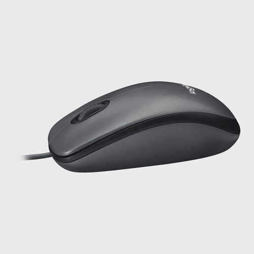 Logitech M100 Trådbunden Mus Svart