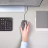 Logitech M100 Trådbunden Mus Svart