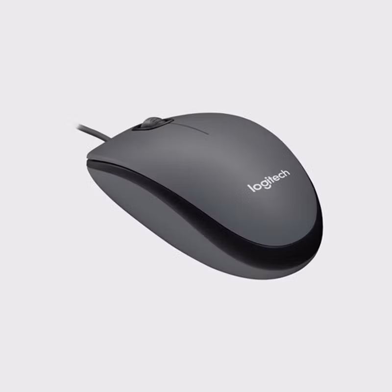 Logitech M100 Trådbunden Mus Svart