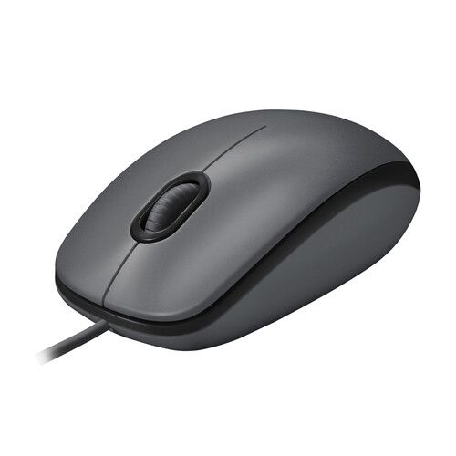 Logitech M100 Trådbunden Mus Svart