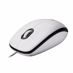 Logitech M100 Trådbunden Mus Vit