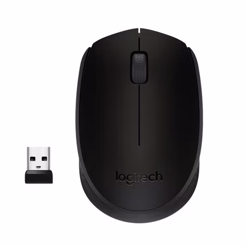 Logitech M171 trådlös mus Svart