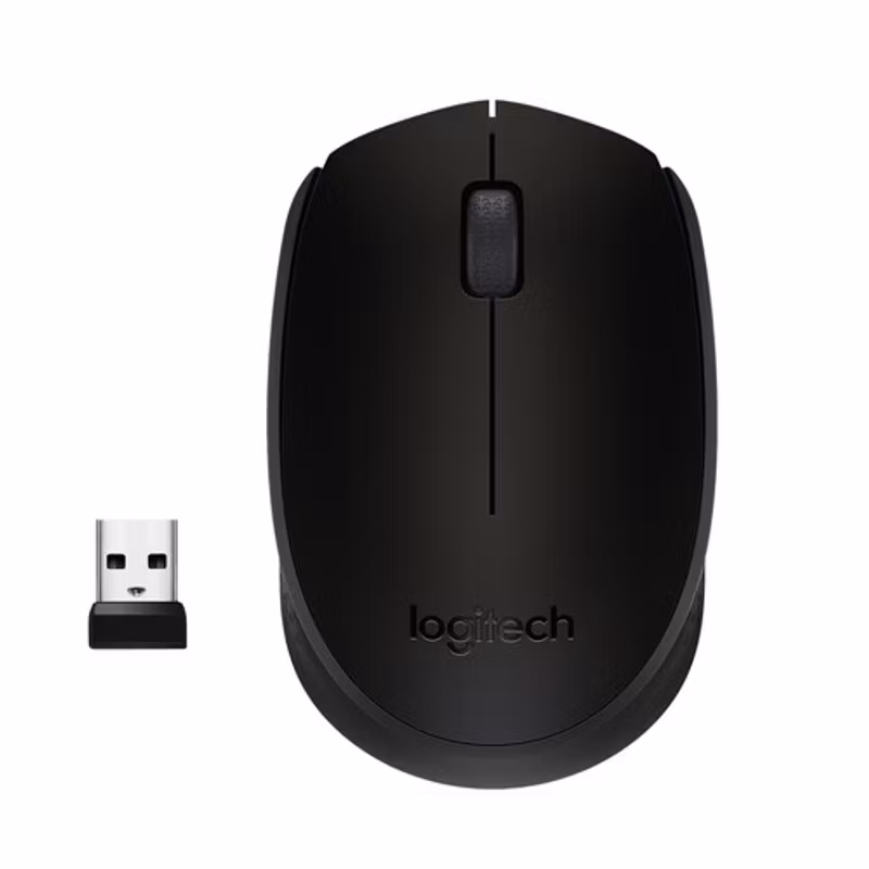 Logitech M171 trådlös mus Svart