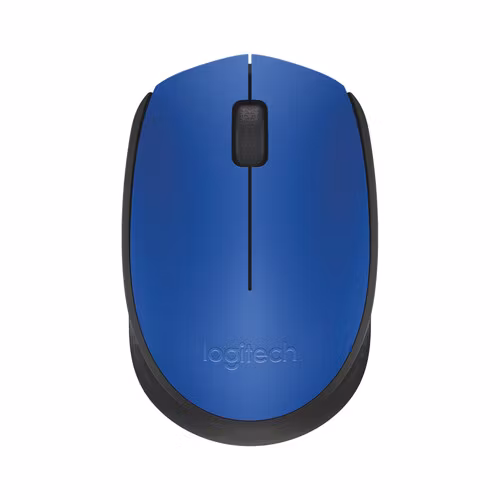 Logitech M171 Trådlös Mus Svart och Blå