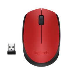 Logitech M171 Trådlös Mus Svart och Röd