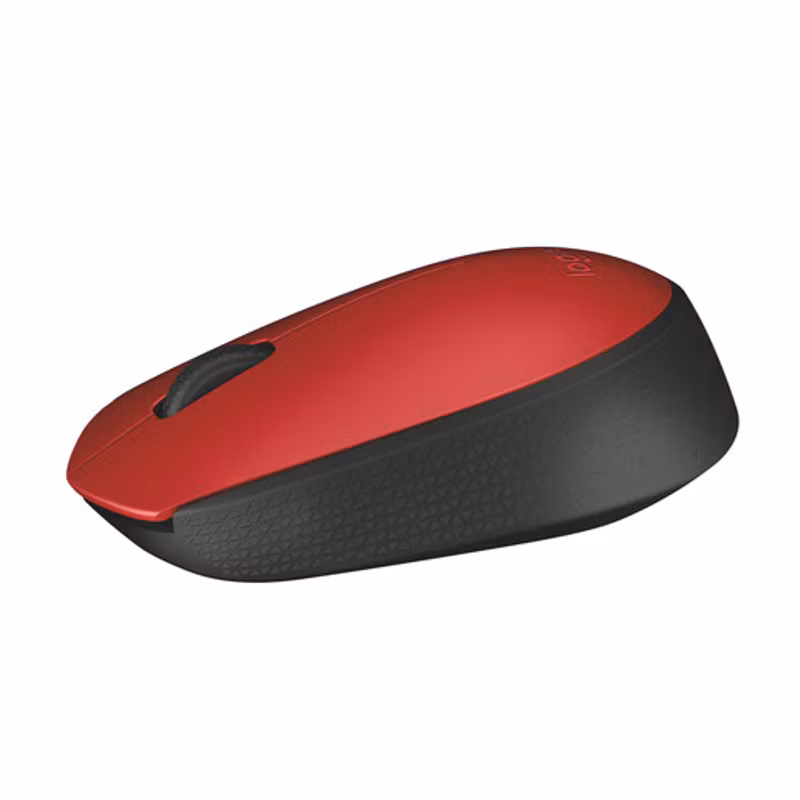 Logitech M171 Trådlös Mus Röd & Svart