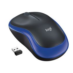 Logitech Trådlös Mus M185 Blå