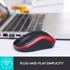 Logitech WL-mus M185 blå