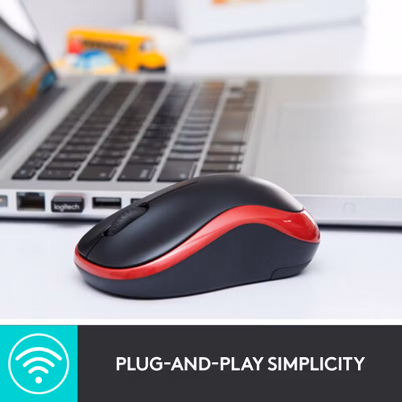 Logitech WL-mus M185 blå