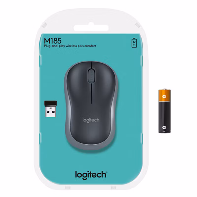 Logitech WL-mus M185 blå