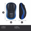 Logitech WL-mus M185 blå