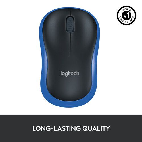 Logitech Trådlös Mus M185 Blå