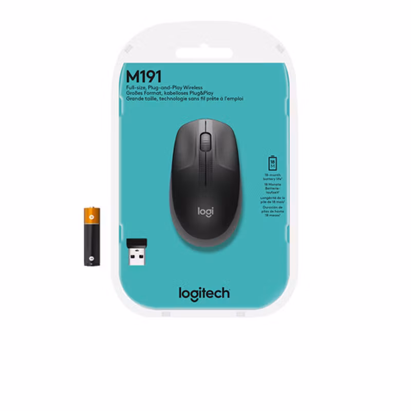 Logitech M190 Mus Black / Anthracite