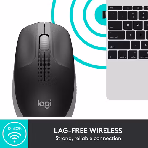 Logitech M190 mouse Svart/ Grå