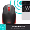 Logitech M190 mouse RF Wireless Optical Röd