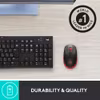 Logitech M190 mouse RF Wireless Optical Röd