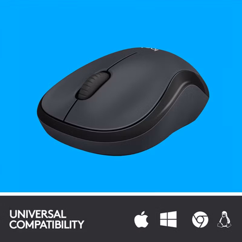 Logitech M220 Silent Mouse Black