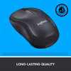 Logitech M220 Silent Mouse Black