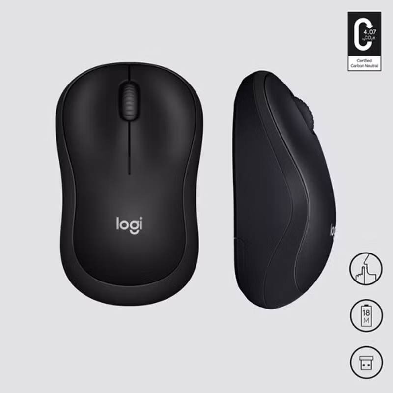 Logitech M220 Silent Mouse Black