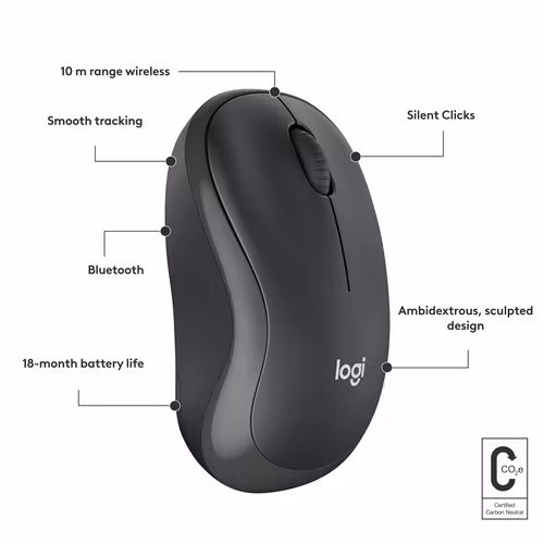 Logitech M240 Silent Mus Grafit