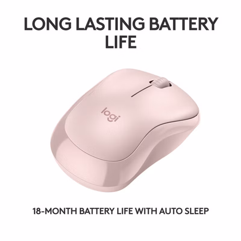 Logitech M240 Silent Mus Pink