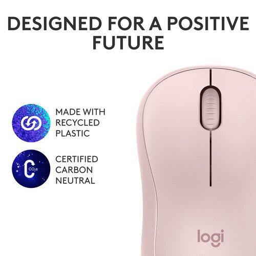 Logitech M240 Silent Mus Pink