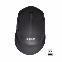 Logitech M330 Silent Plus Mouse Noiseless Black