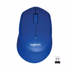 Logitech M330 Silent Plus mouse Blue