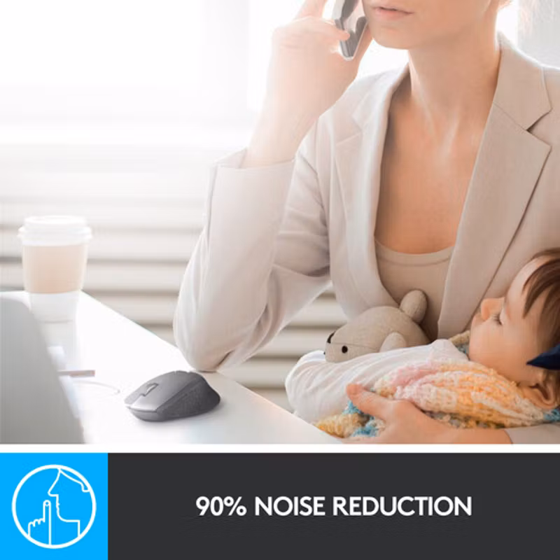 Logitech M330 Silent Plus Ljudlös Mus Blå