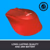 Logitech M330 Silent Plus mouse Red