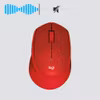 Logitech M330 Silent Plus mouse Red