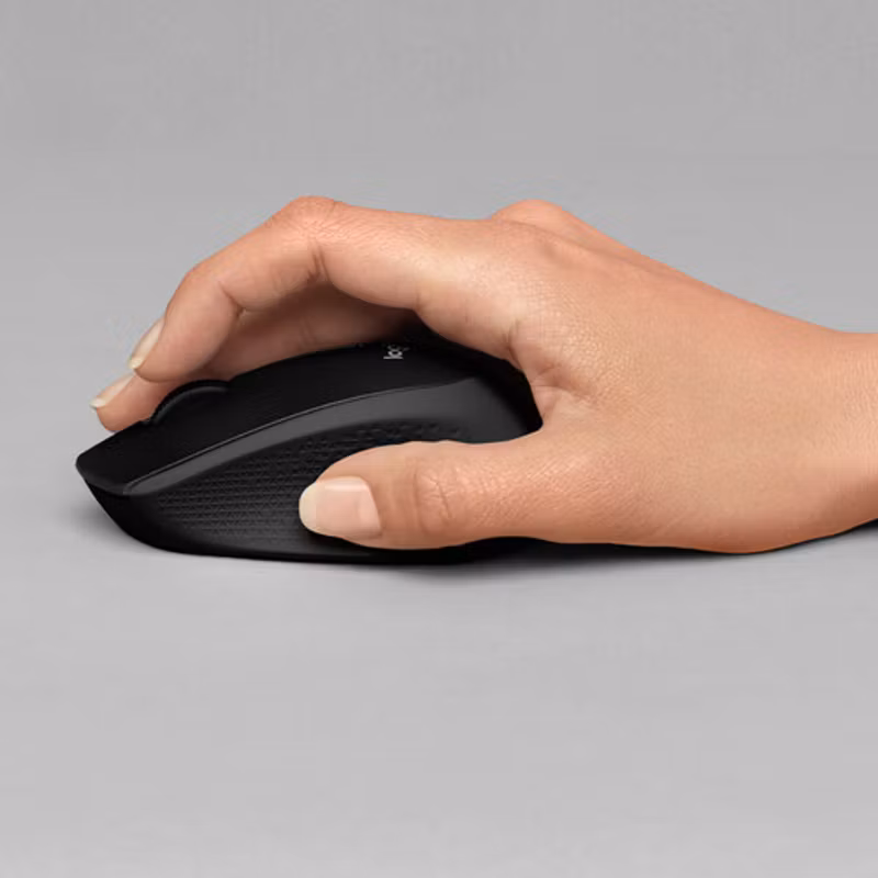 Logitech M330 Silent Plus mouse Red