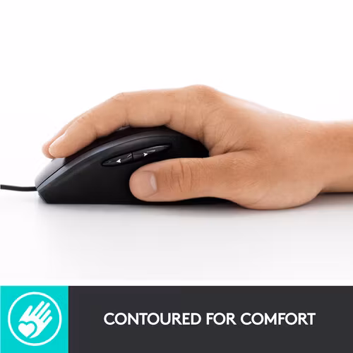 Logitech Advanced Corded M500s Mouse