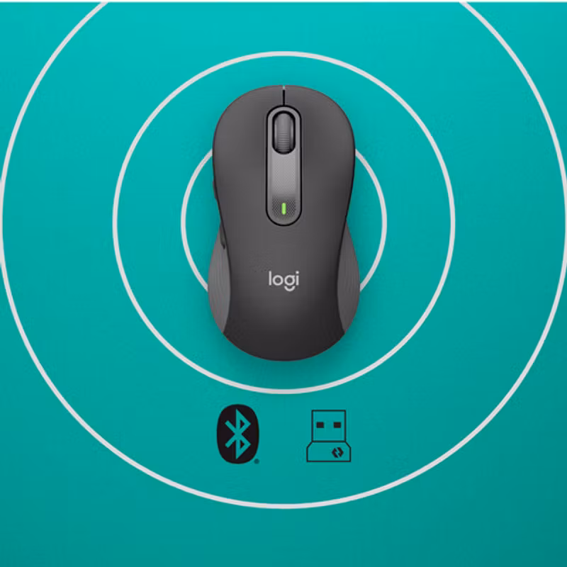 Logitech Signature M650 M Wireless Mouse Graphite