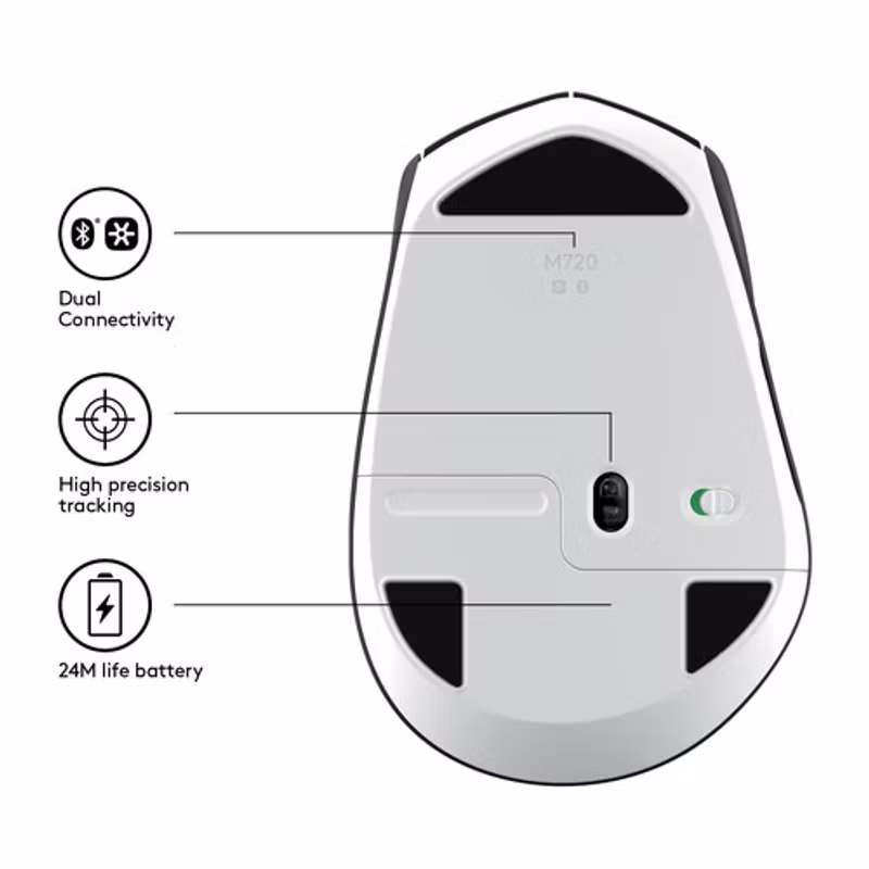 Logitech M720 Triathlon trådlös