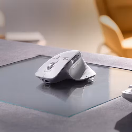 Logitech MX Master 3S For Mac Wireless Mouse LIGHT GREY