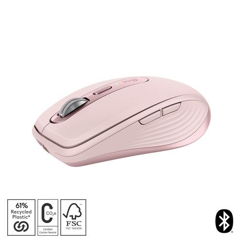 Logitech MX Anywhere 3S mouse Pink