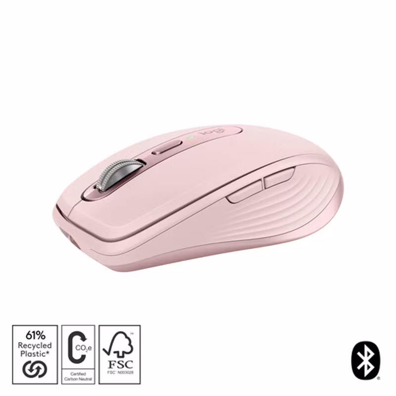 Logitech MX Anywhere 3S mouse Pink