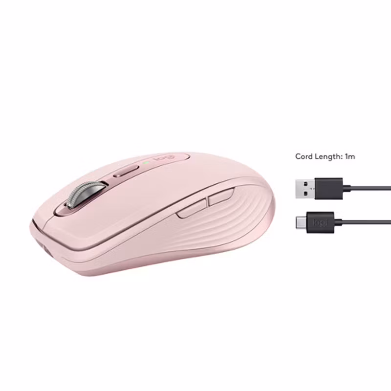 Logitech MX Anywhere 3S mouse Pink